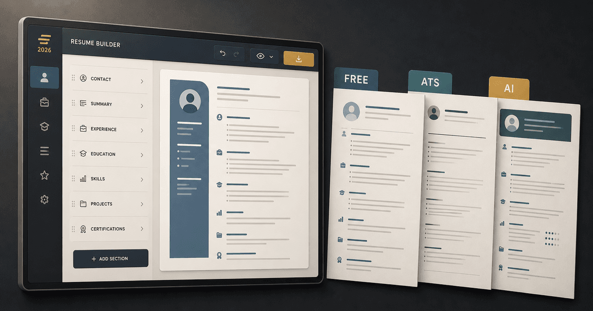 What Is the Best Resume Builder Website for 2026?